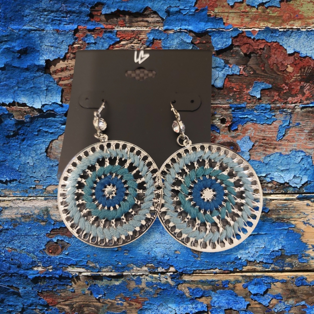 Lane Bryant Blue Dream Catcher Earrings